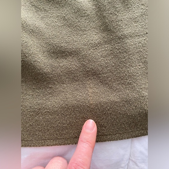 J.Crew- sweater blazer 100% cotton women green button up cardigan lady jacket S - Picture 13 of 16